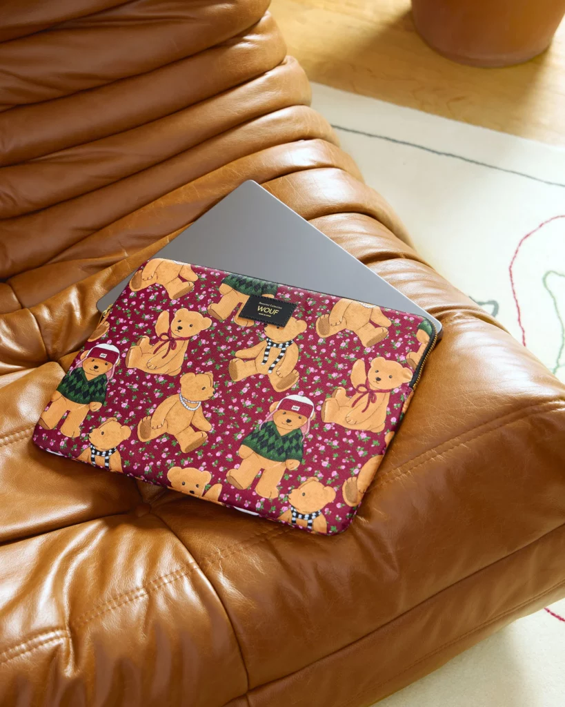 Housse ordinateur 13 et 14 pouces Cozy Wouf