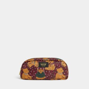 Trousse imprimée Cozy en tissu recyclé