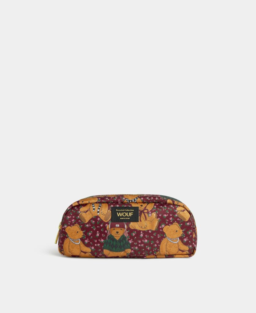 Trousse imprimée Cozy en tissu recyclé