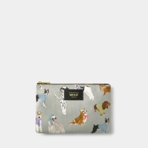 Pochette femme Puppy à imprimé chiens