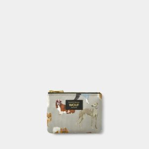 Petite pochette Puppy à imprimé chiens