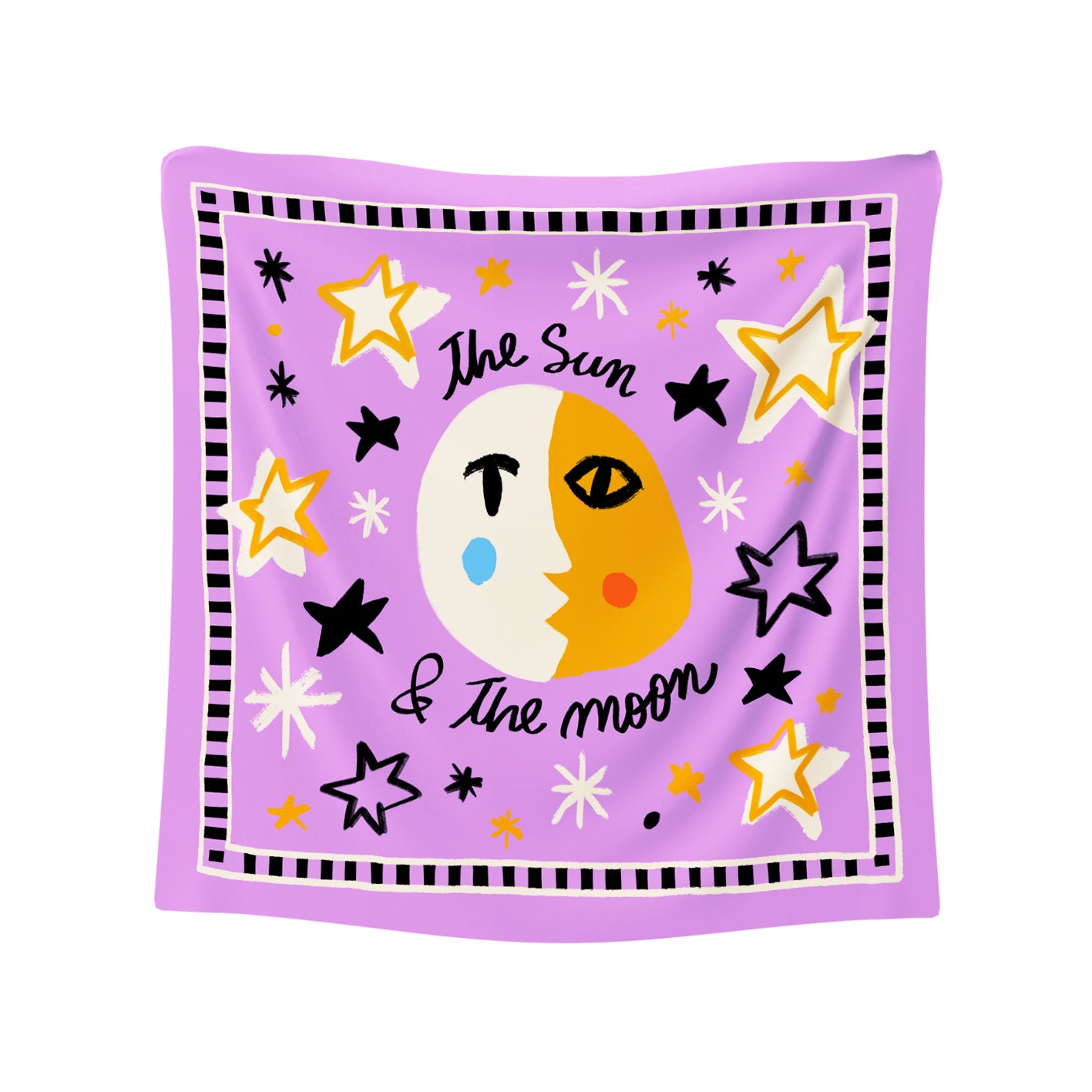 Bandana The Sun and The Moon Studio Arde 50x50 cm