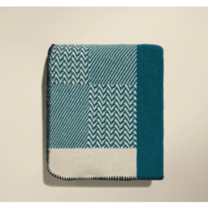 Plaid Kimi - Bleu Sarah - Maison Sarah Lavoine