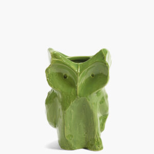 VASE HIBOU SMALL VERT FONCE
