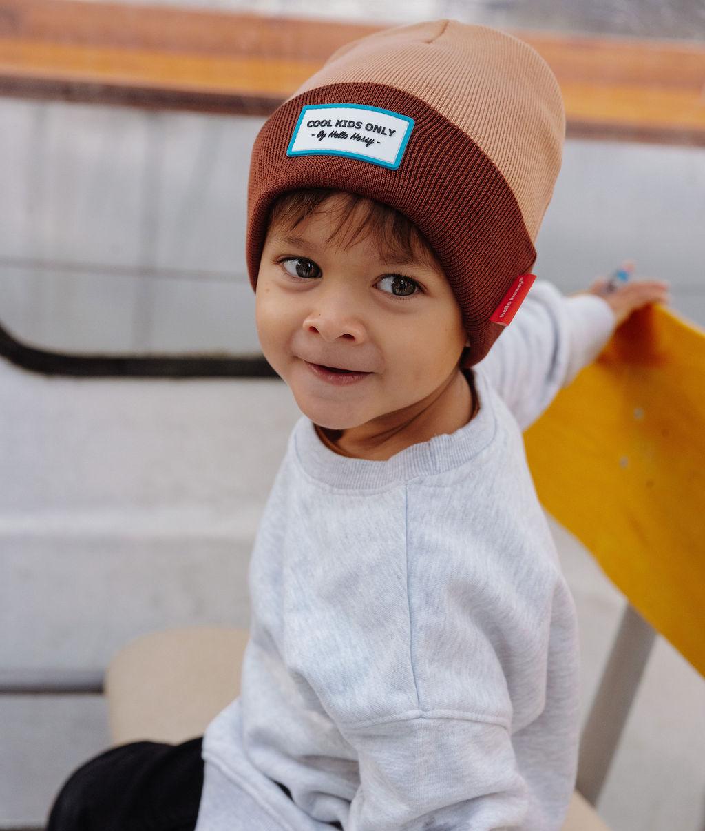 Bonnet Urban Coffee 9-18 mois - Hello Hossy