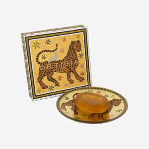 ASSIETTE EN VERRE ET SAVON - AMBRA NERA - 40G