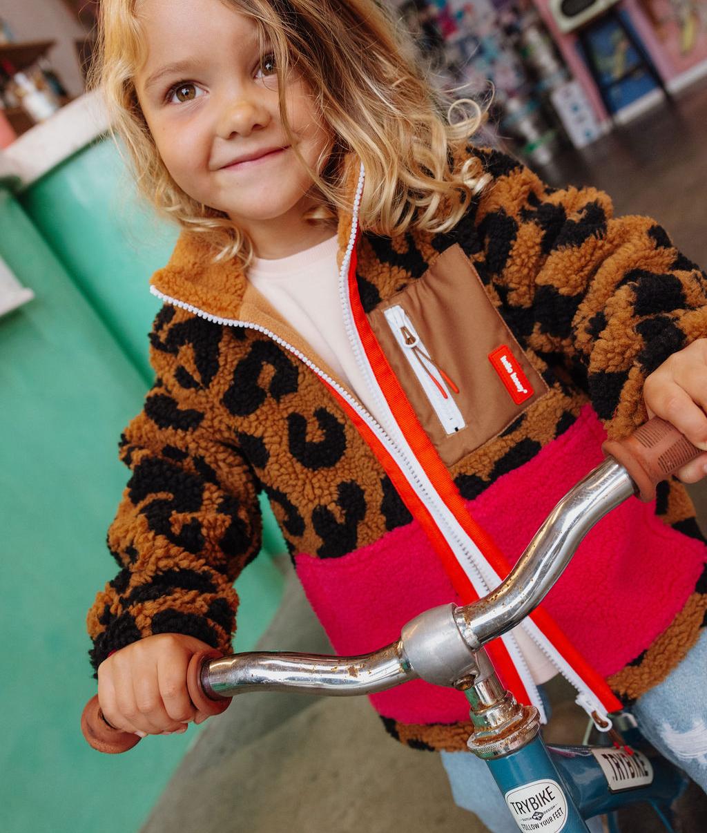 Veste Polaire Léopard 2-3 ans - Hello Hossy